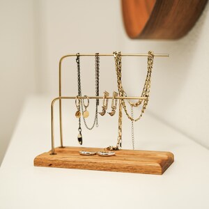 Jewellery stand for necklaces, rings, bracelets and earrings