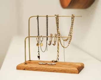 Jewellery stand for necklaces, rings, bracelets and earrings