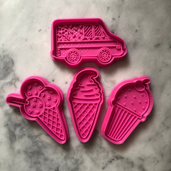 Ice Cream Cookie Cutter Set Etsy