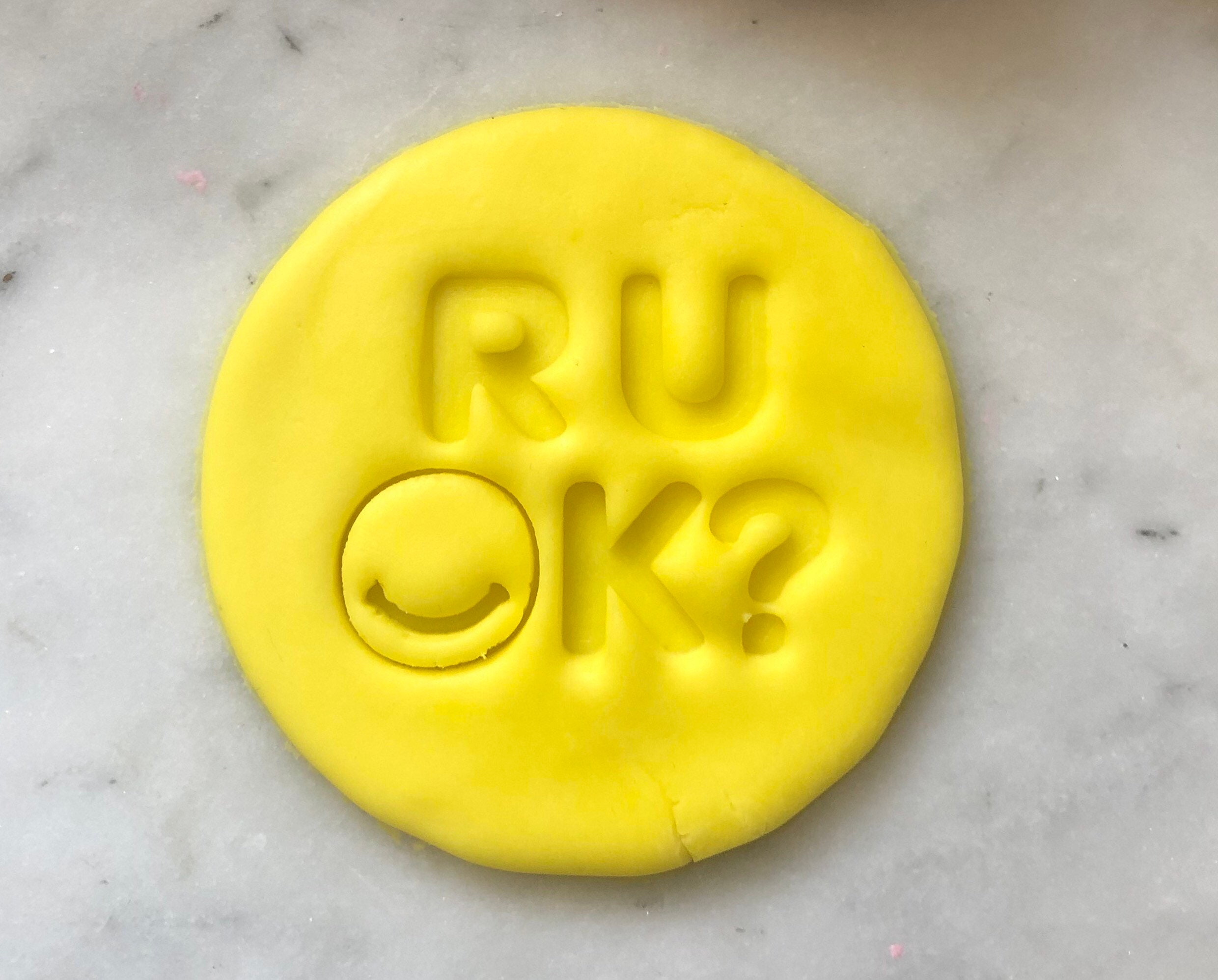 R U Ok Day Cookie Stamp Etsy