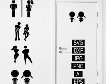 Download Wc Sign Svg Etsy