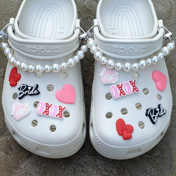 Cute Bridal Croc Charms SET OF 6 Bride Wedding Shoe - Etsy