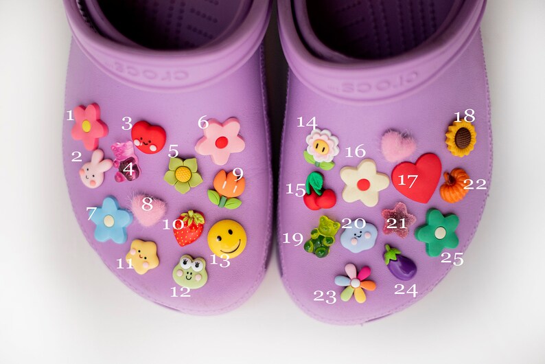 MIX AND MATCH Cute Croc Charm Shoe Charms for Crocs Y2K Etsy