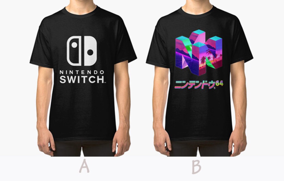 Nintendo Switch Unisex Tshirt Nintendo Video game Tshirt Etsy