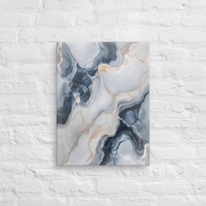 Lienzo decorativo con estampado de granito de estilo moderno, decoración de pared contemporánea con estampado de granito, arte mural con estampado de granito
