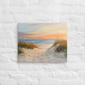 水彩画「海岸の風景」 海の風景 オリジナルの水彩画 海岸の風景のアートワーク 海の