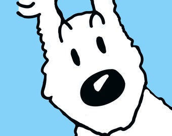 Tintin Snowy Dog - Etsy