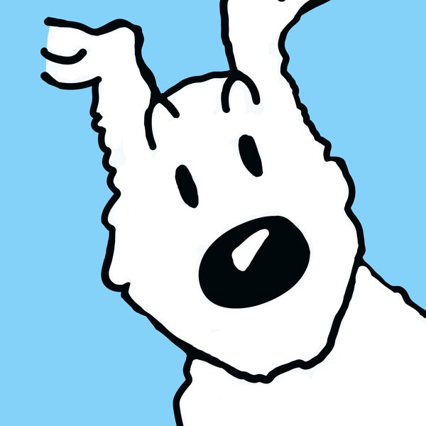 Snowy the dog from the adventures of tintin