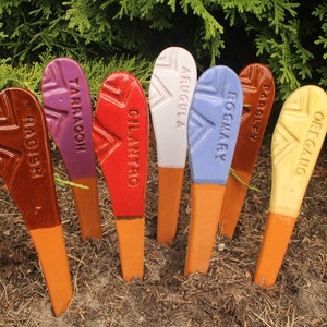 Garten Pflanzenmarkierer, Keramik