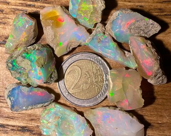 2,5 - 6,0g | Beautiful, natural opals from Ethiopia - individually & as a set | Ethiopian Opal TOP Quality | SALE | Gift Valentine's Day
