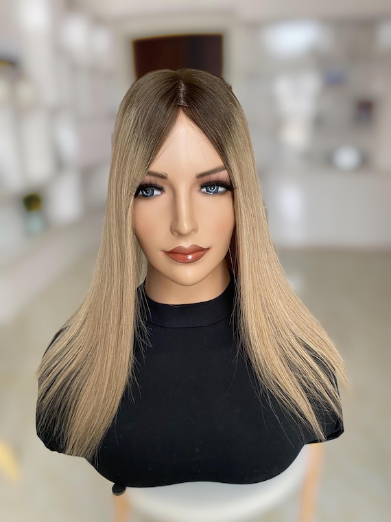Human Hair Topper with Clips 5x6 Inches Natural Look 5x6 main image 3