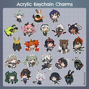 Zenless Zone Zero keychain charms