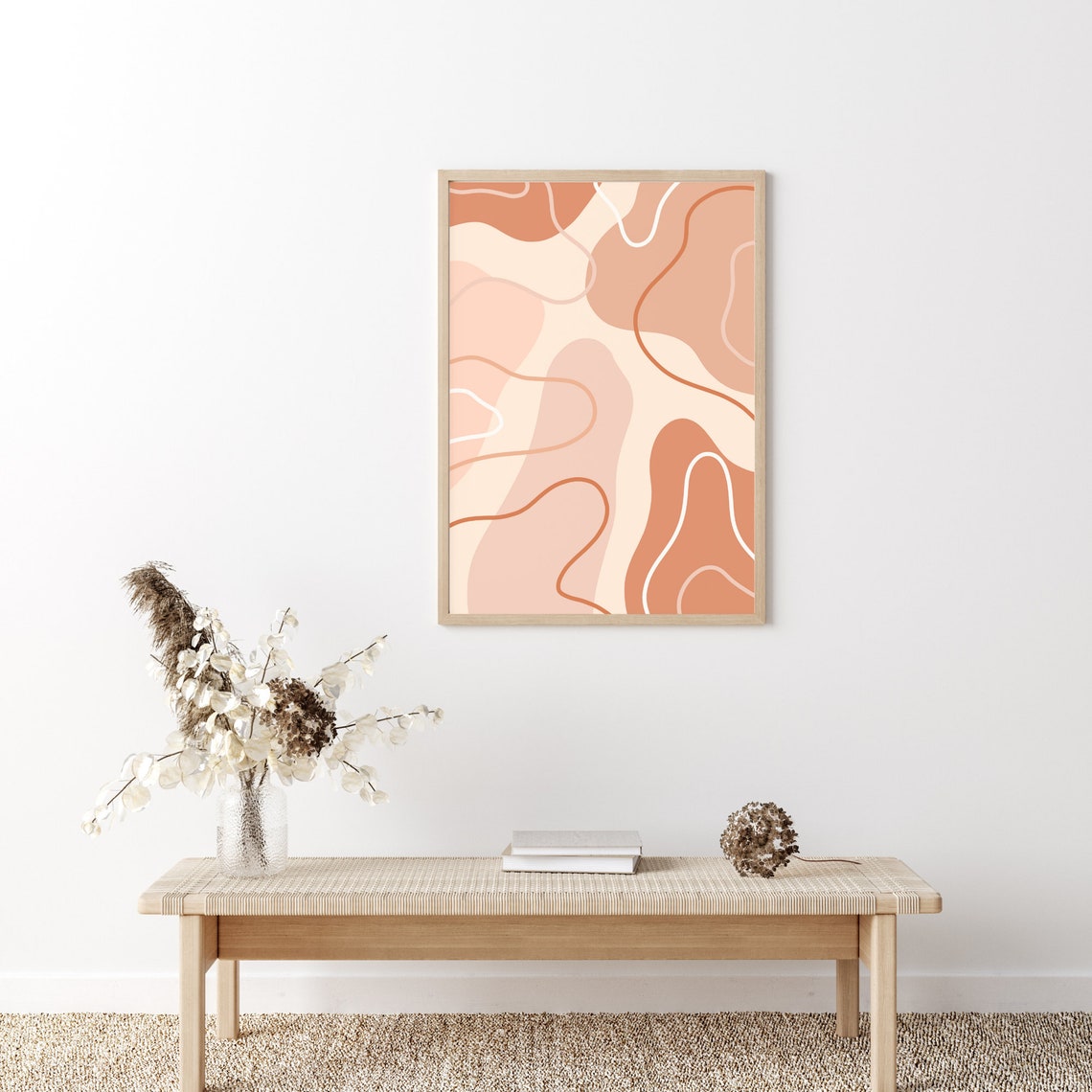 Digital print wall art abstract print digital download | Etsy