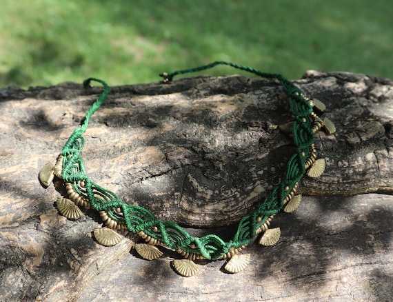 Indian Anklet, Fußkettchen mit indischen Messingelementen, Fußband, Hippie, Boho, Gypsy, hochwertiges Fusskettchen , Beach, Tribal