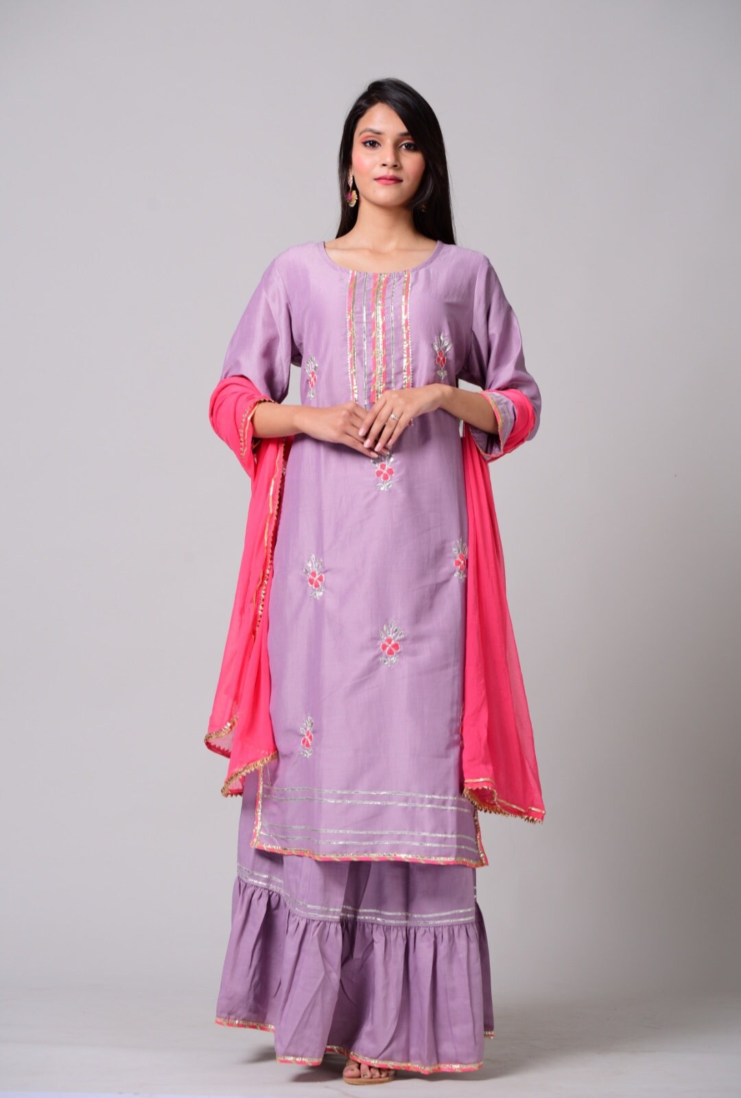 Indian Pakistani Designer Kurti Set For Women Kurta palazzo Etsy