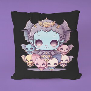 Pastel Goth Clipart, Digital Creepy Cute PNG SVG, Vector Graphics, Kawaii Anime SVG, Gothic Horror Bundle, Magic Spooky Art image 5