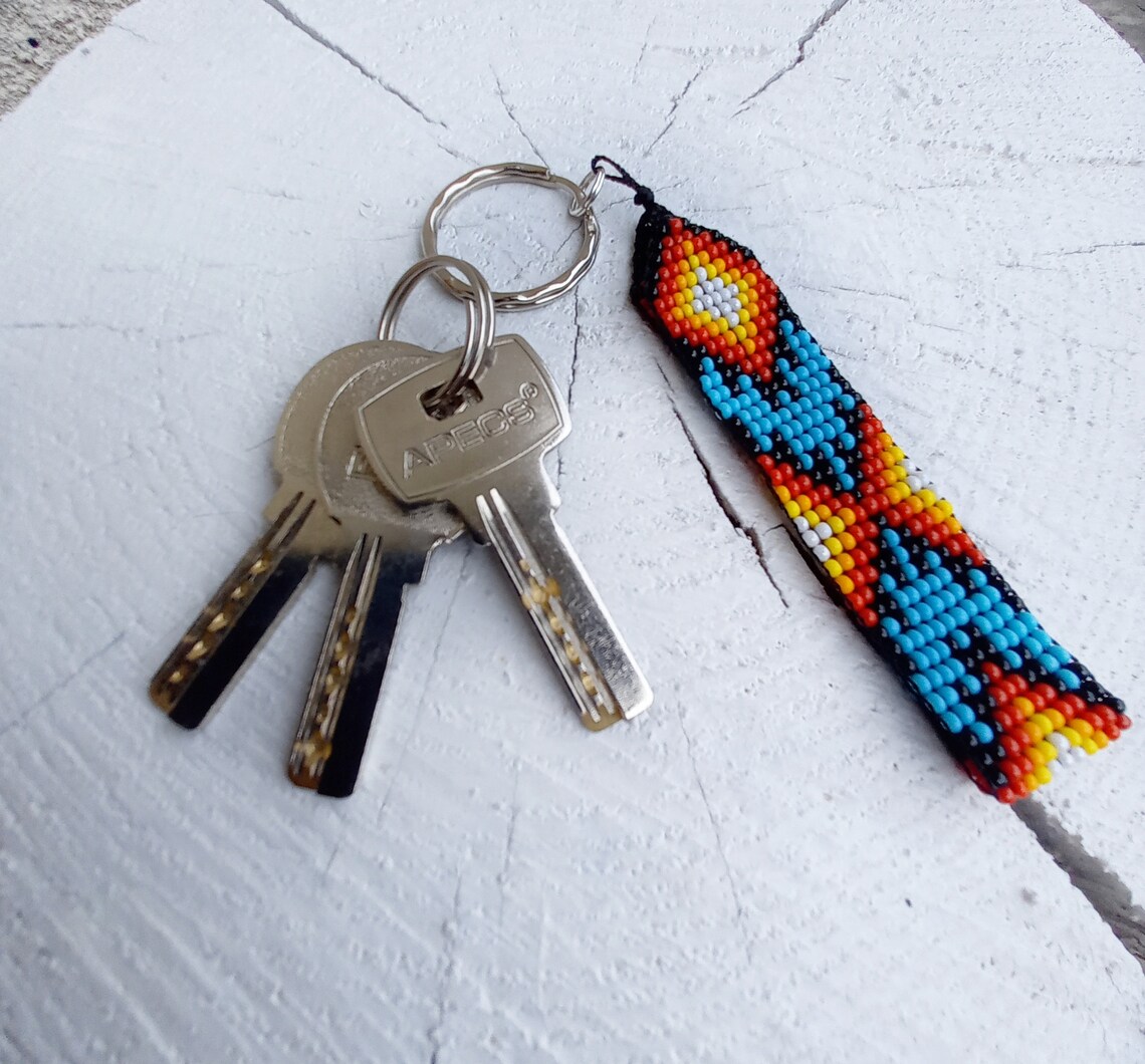 Turquoise keychain keychain for women turquoise accessories Etsy