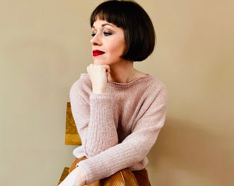 KNITTING PATTERN // U-Boat Neckline Sweater