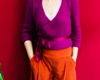 Beginner-friendly Wrap Cardigan: Easy knitting with Ruth Greeven Design