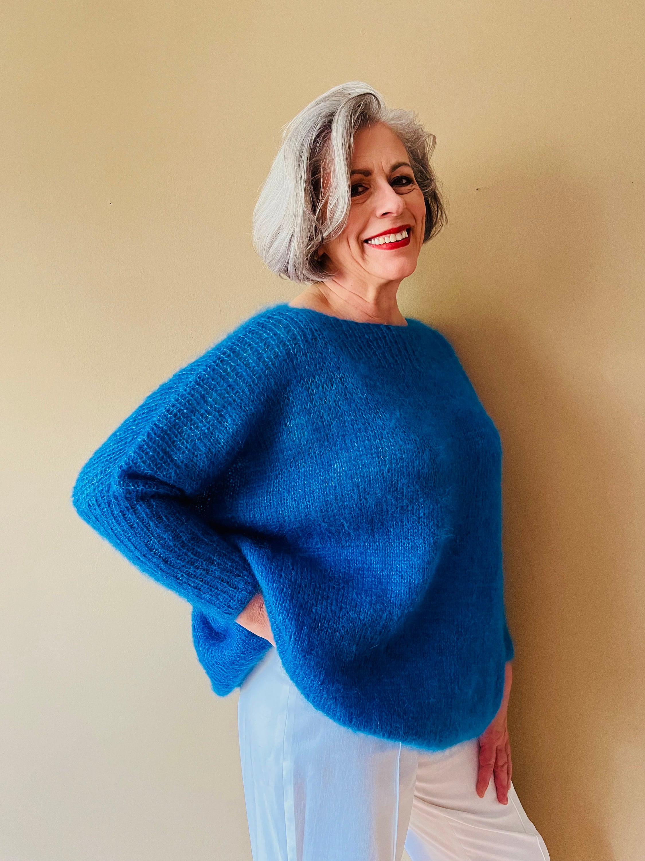 Easy Oversized Sweater Knitting Pattern - Etsy