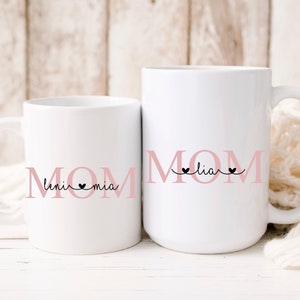 personalized mug | MOM or DAD with child's name | ceramic | normal or JUMBO