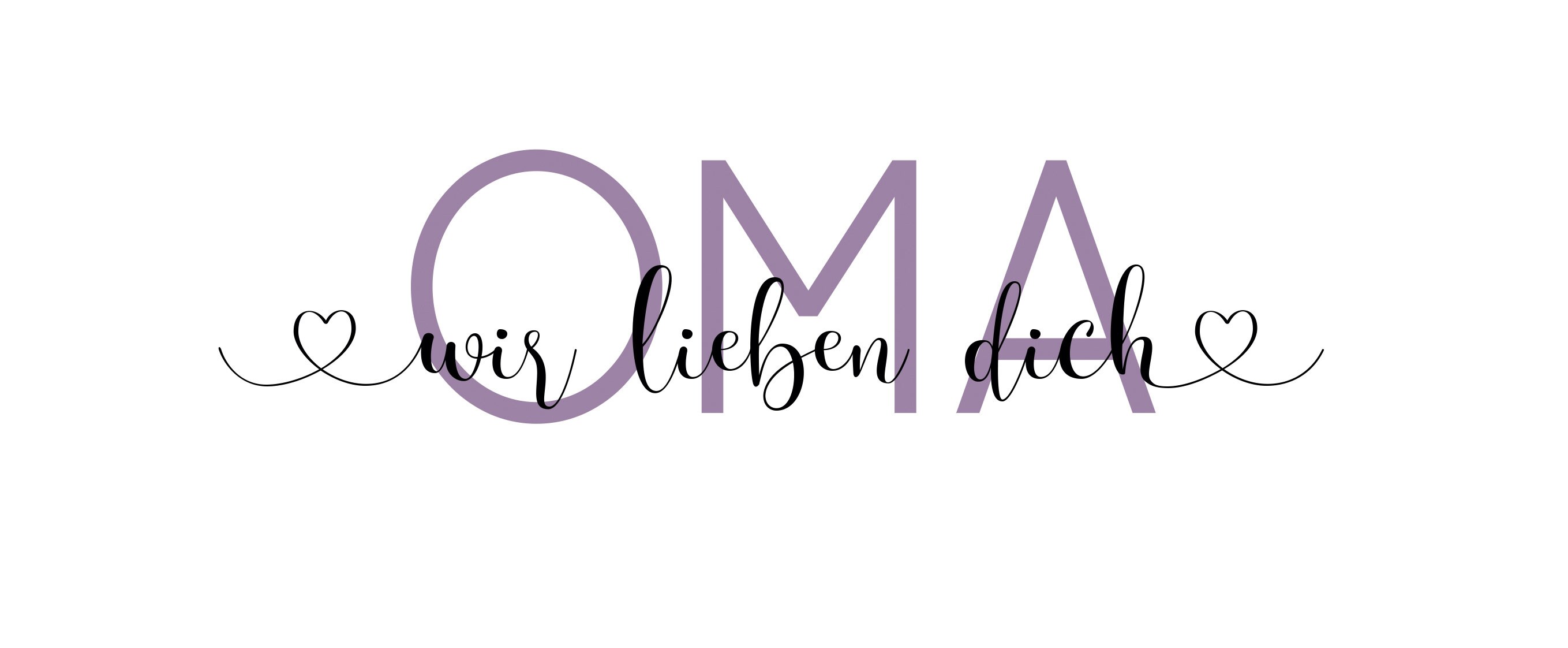 Personalisierte Tasse Oma wir lieben dich verschiedene Etsy