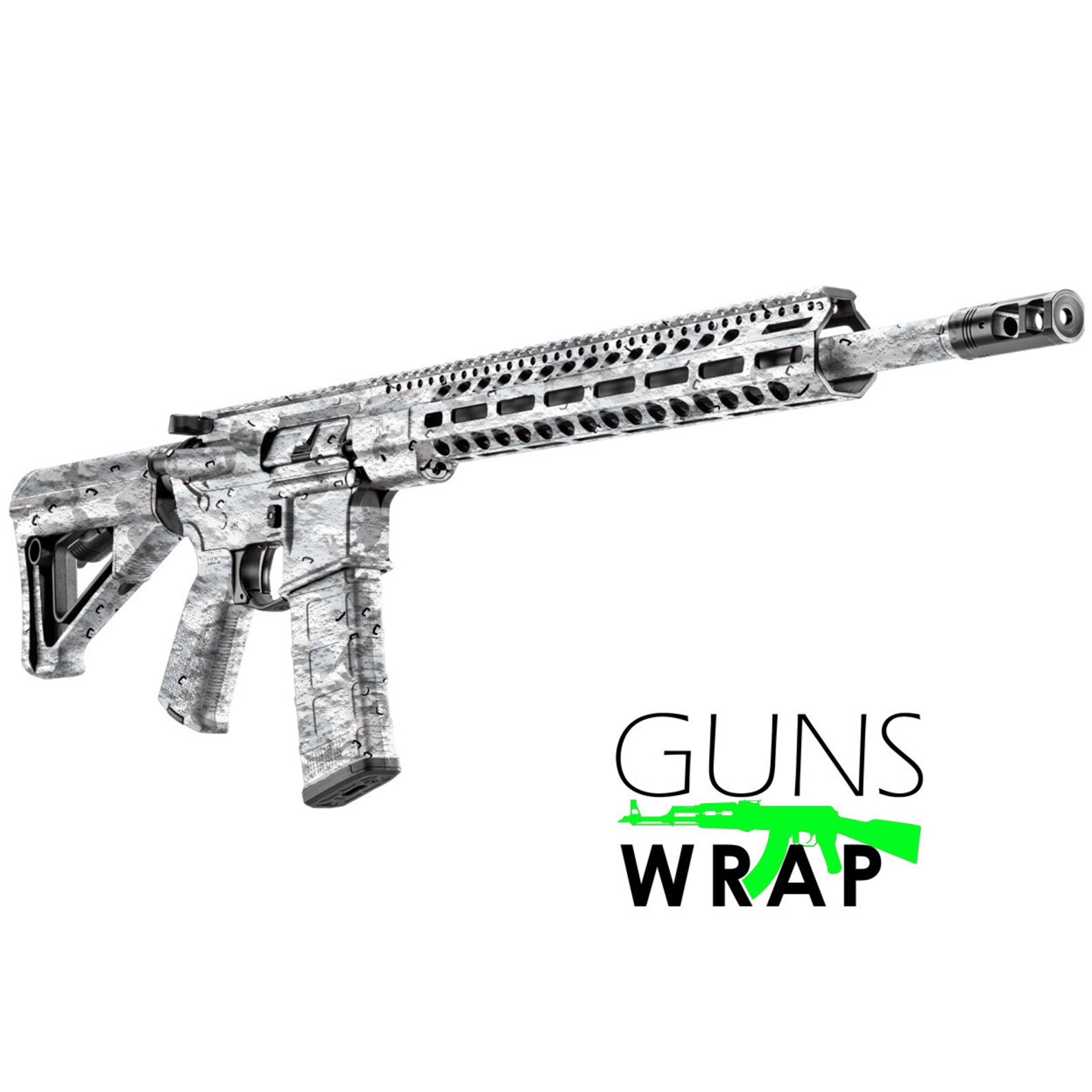 GunsWrap Combat8 M4 AR15 Premium Vinyl Skin Wrap Gun Rifle Etsy