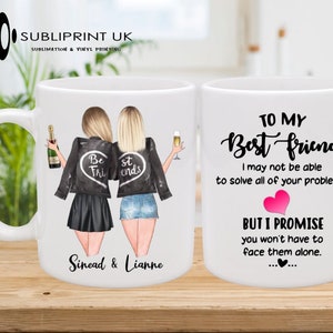 Friend Birthday Gift, Personalised Gift for Her, Quirky Unique Gift for Sister, Cousin, Coffee, Tea Mug, Gift for a Celebration, Custom Gift