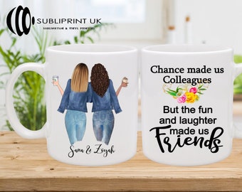 Personalised Gift Mug for her, Best Friend Mug, Unique Birthday Present, Perfect for Bestie Sister, Cousin, Quirky Gift, Friendship Gift