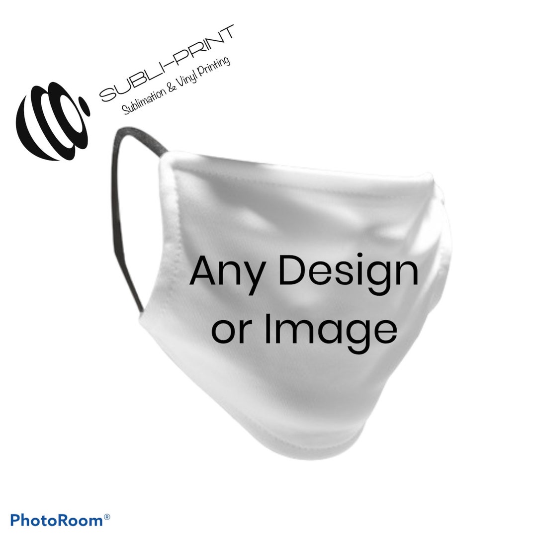 Personalised Face Mask Own Image Design Etsy