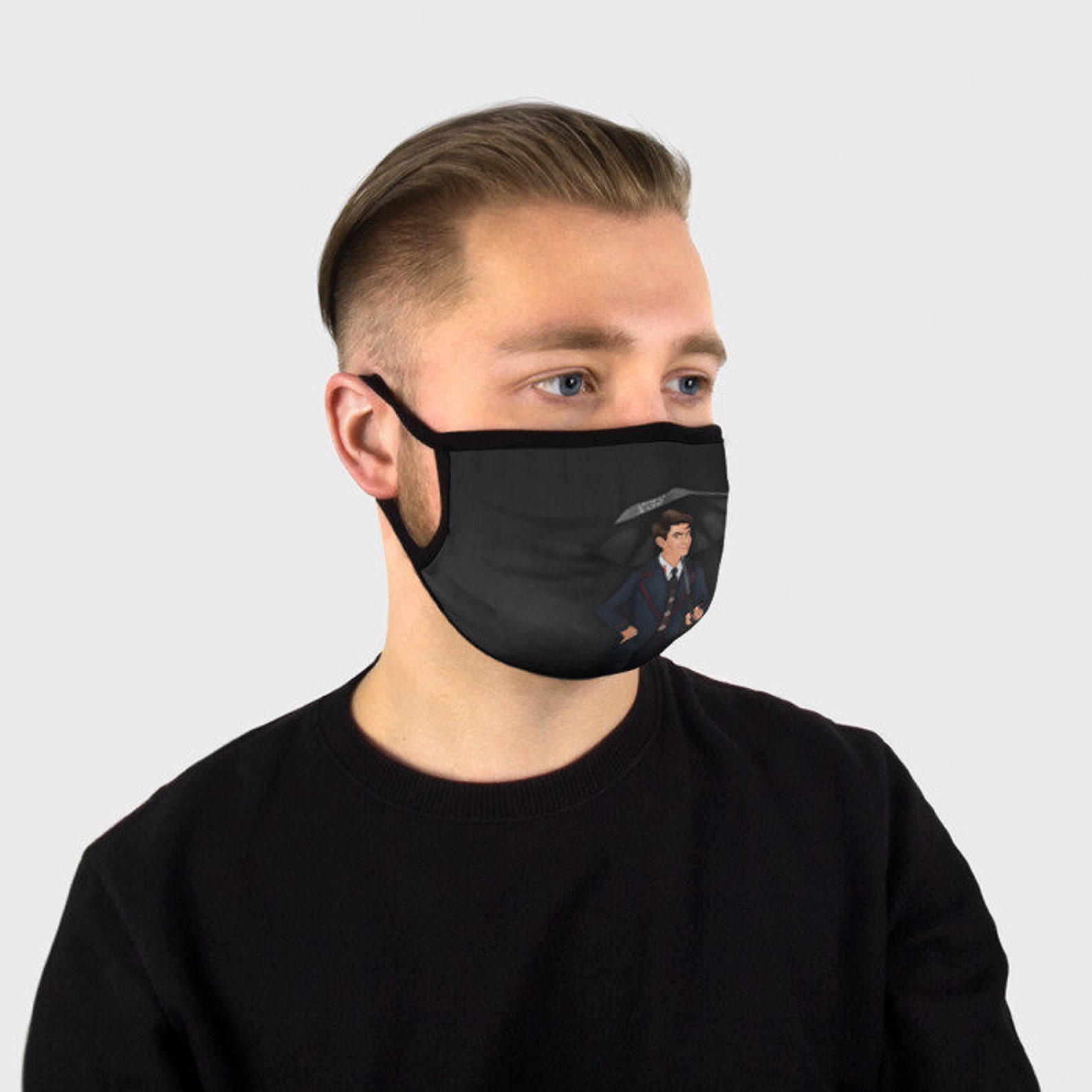 The Umbrella Academy Number Five Face Mask Reusable Etsy