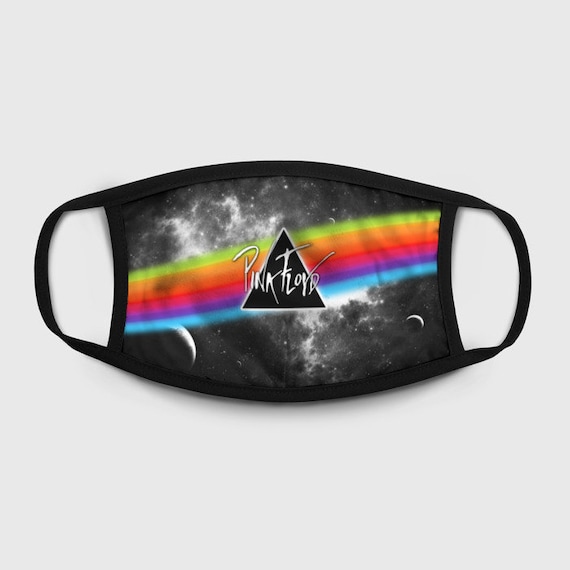 Pink Floyd Face Mask the Dark of the Moon Dispersion Mask Etsy