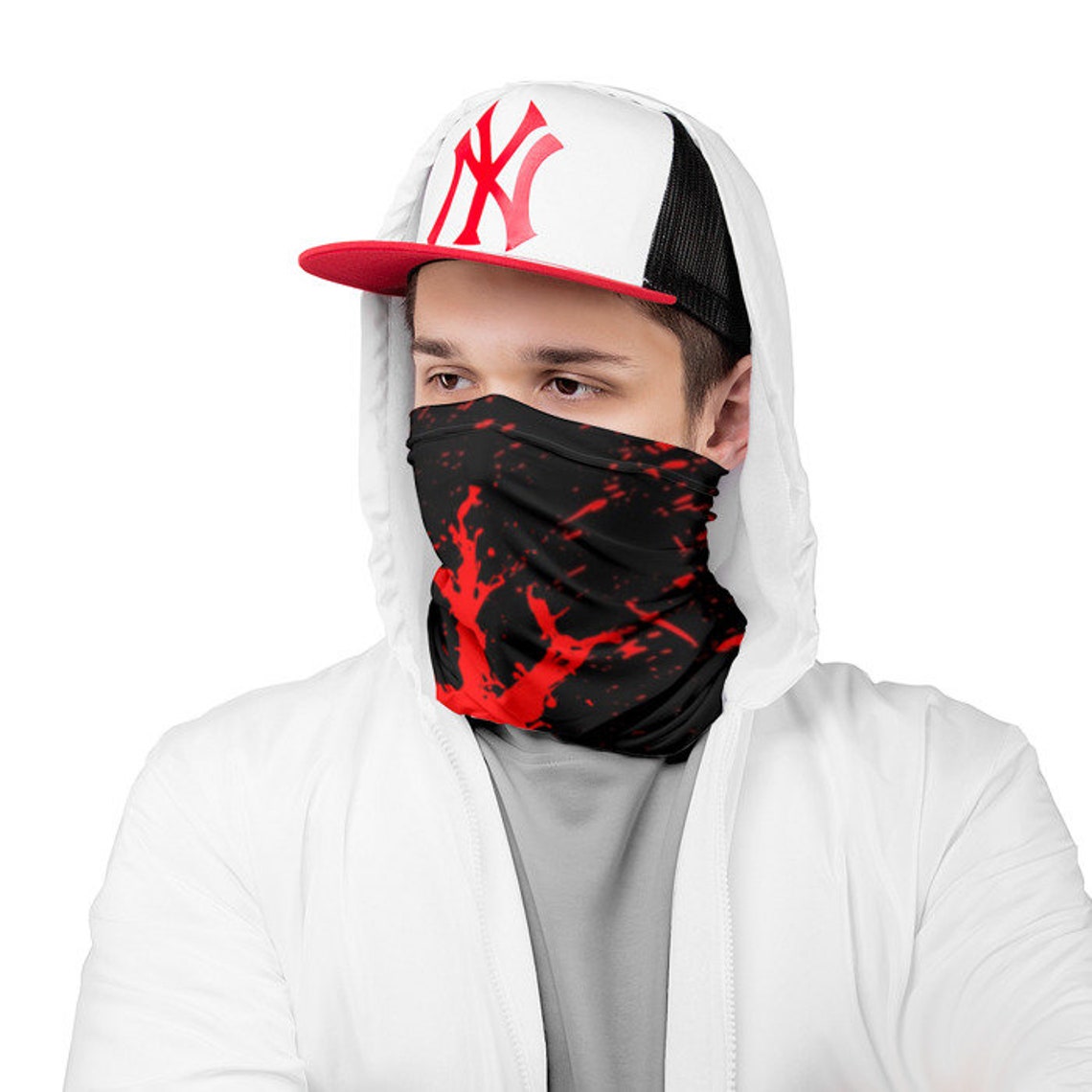 Berserk marca de sacrificio cuello gaiter & máscara de la