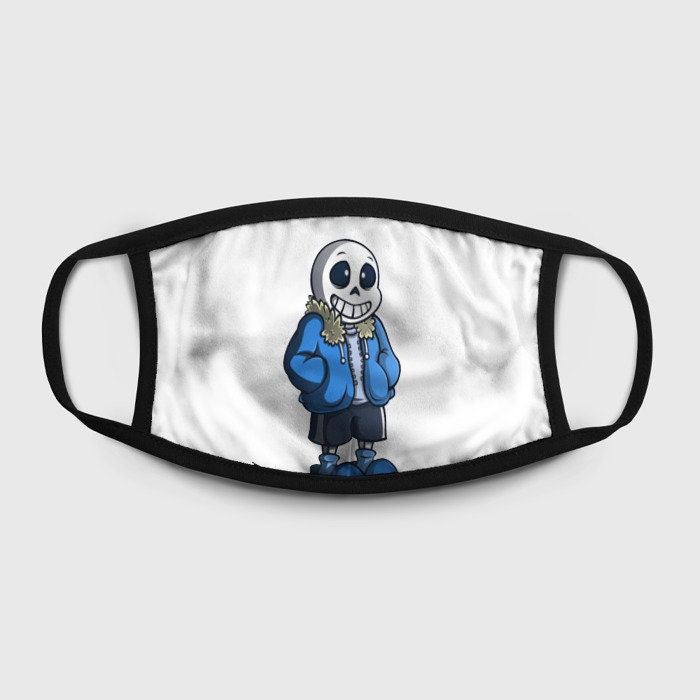 Sans Undertale Face Mask Reusable Washable 100% Cotton | Etsy