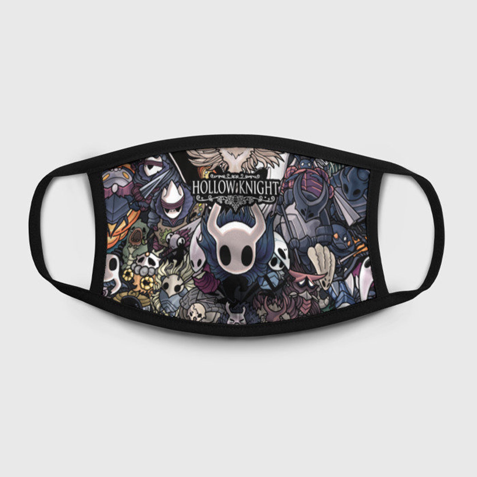 Hollow Knight Art Face Mask Reusable Washable 100 Cotton Etsy