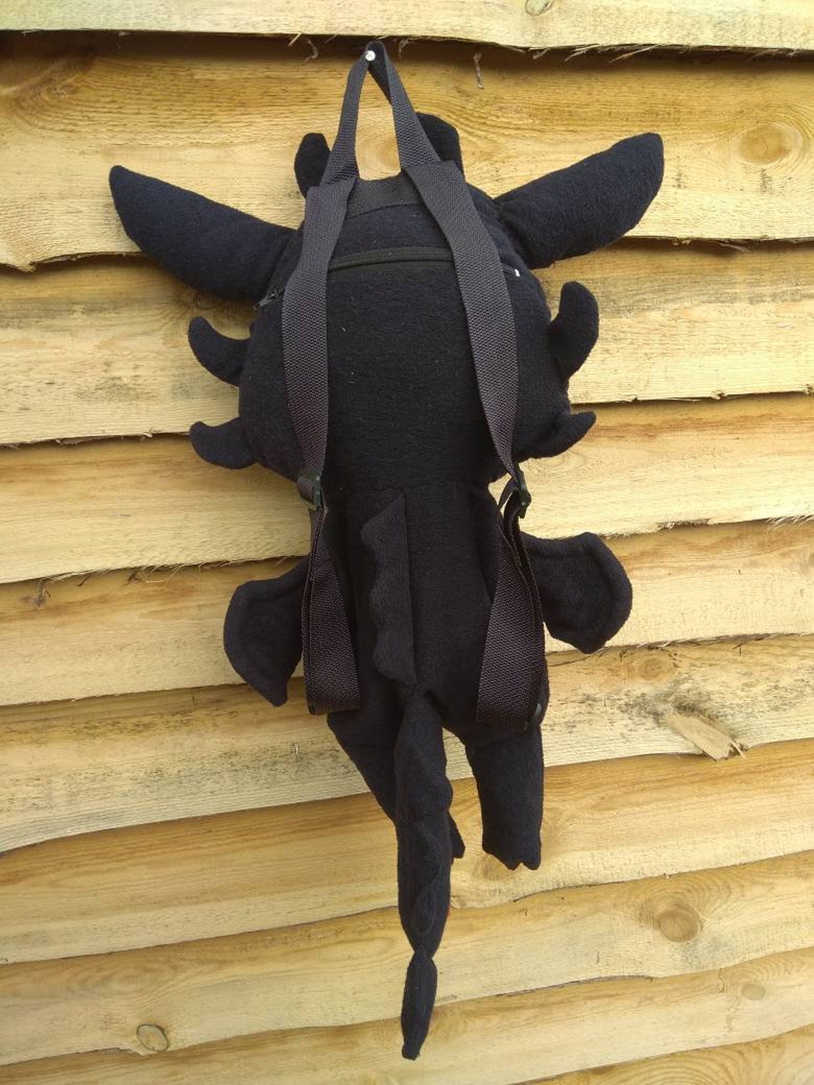 Toothless Backpack black dragon backpack toy bag night fury Etsy
