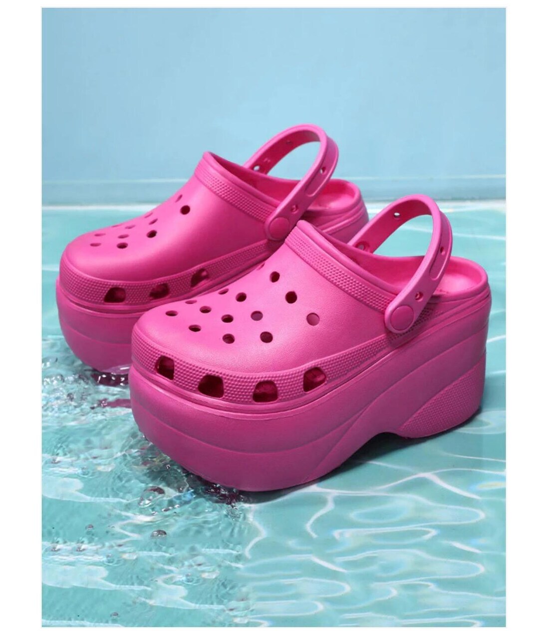 high platform clogs