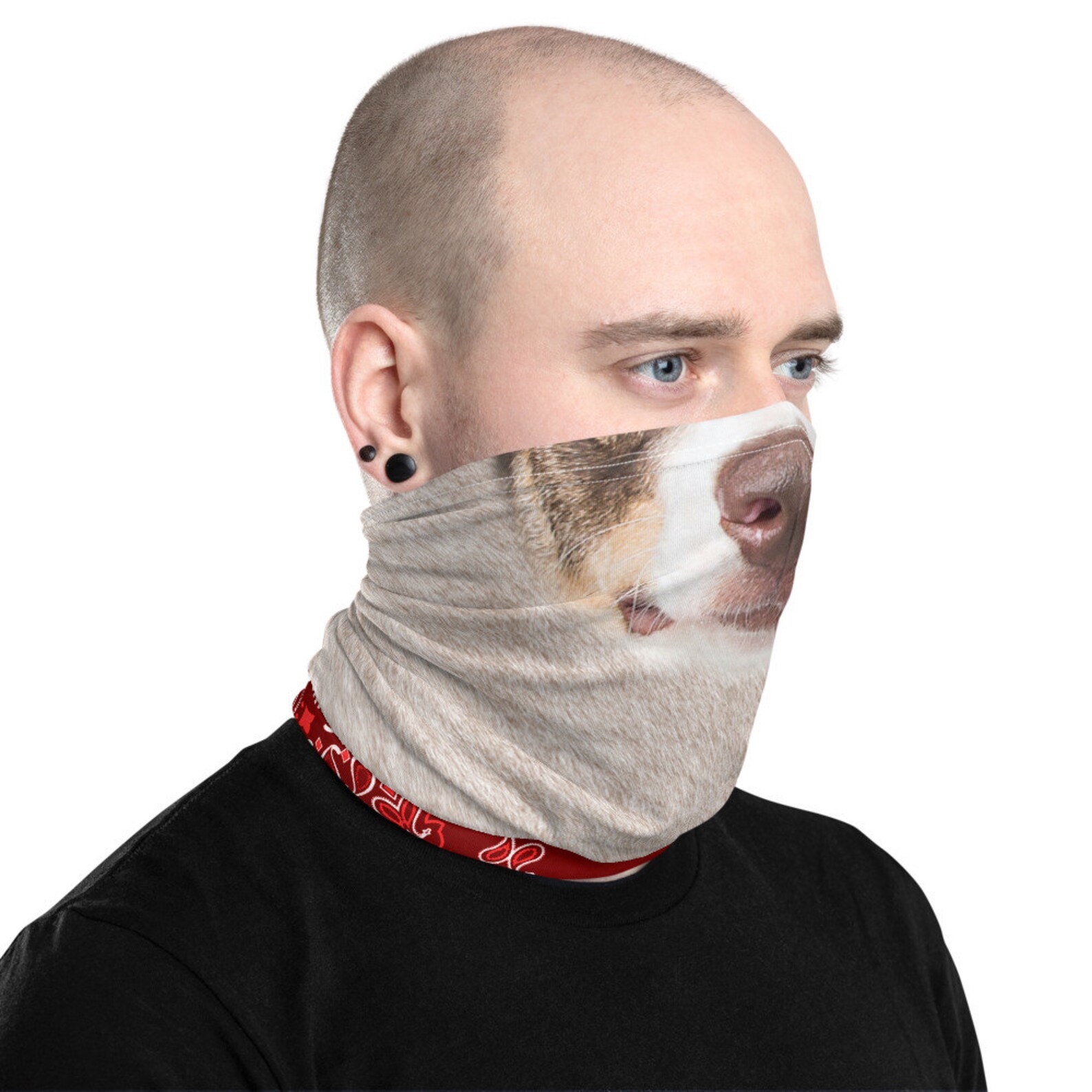 Dog Face Mask Neck Gaiter Motorcycle mask Face Covering Etsy