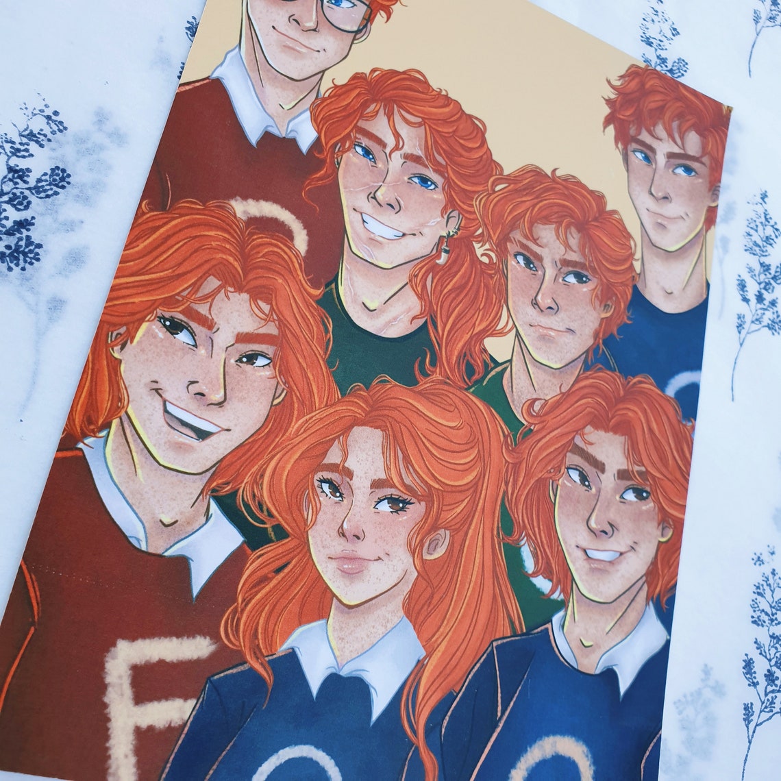 The Weasleys art print | Etsy