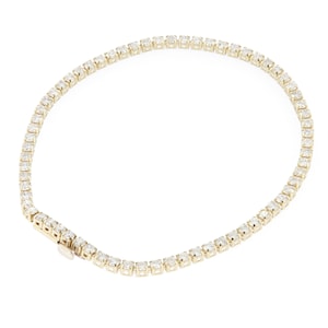 Tennis bracelet with diamonds, yellow gold tennis bracelet, Diamond Tennis Bracelet, Genuine Diamonds Bracelet