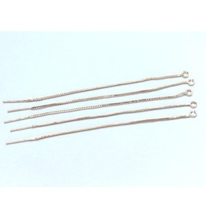 10pcs 14k Real Gold Plated-Long Threader Earrings-Threader Earrings-Long Chain Threader Earring-Chain Threader -NOT Easily Tarnished SB1631