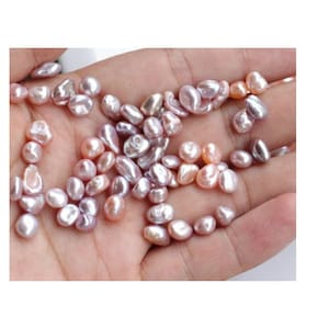 2-6.5mm Tiny Peacock Grey Blue Freshwater Keshi Pearls 8pcs  PB573