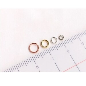 50 Real Gold Plated Jump Ring  Open Jumpring,3/4/5/6/8mm , Jump Ring, Wholesale Bulk 22 Gauge, 24 Gauge, NOT Easily Tarnished SB247