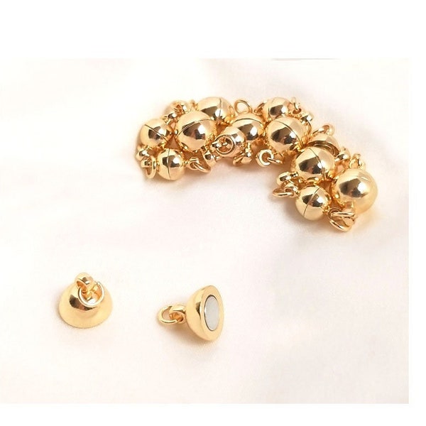 14K RealGold Filled Magnetic Clasp 6-10mm SB1249