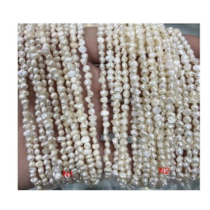 2.8-4mm Nugget Freshwater Pearl Strand PB1582
