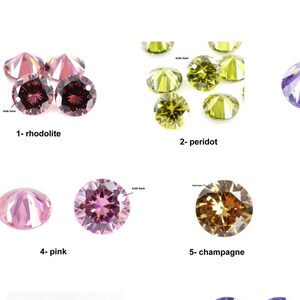 Peut inclure: Assortiment de pierres précieuses en vrac de différentes couleurs, notamment rhodolite, péridot, violet clair, rose, champagne, grenat, bleu aqua et tanzanite.