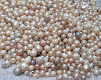 3-15mm Rough pearls, loose freshwater pearls, assorted size, raw pearl, assorted shape, pearls, good quality, 50g