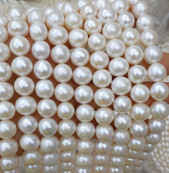 White Round Freshwater Cultured Pearl .10ct Diamond Post Earrings in Real 1 Real 14kt Yellow Gold 5-6mm White Round Freshwater Cultured Pearl