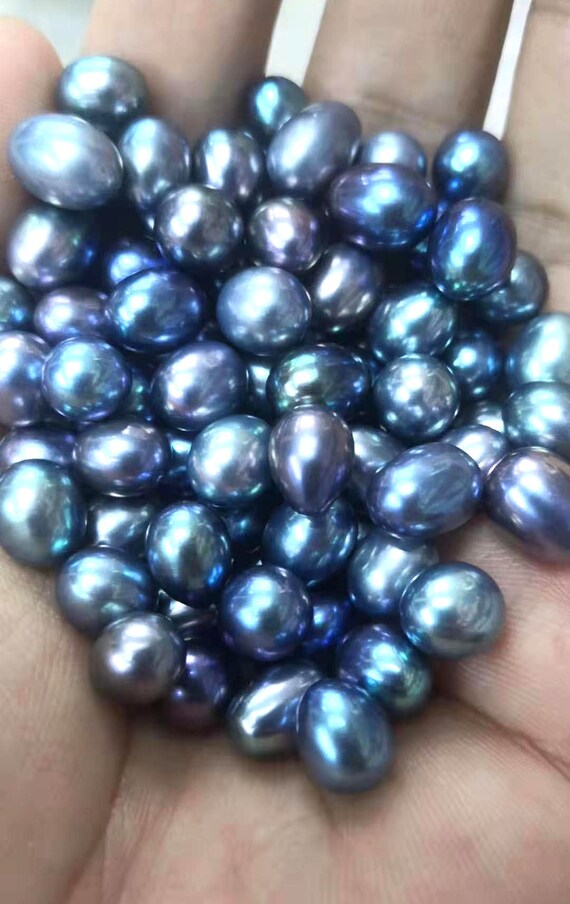 Natural blue shop pearl