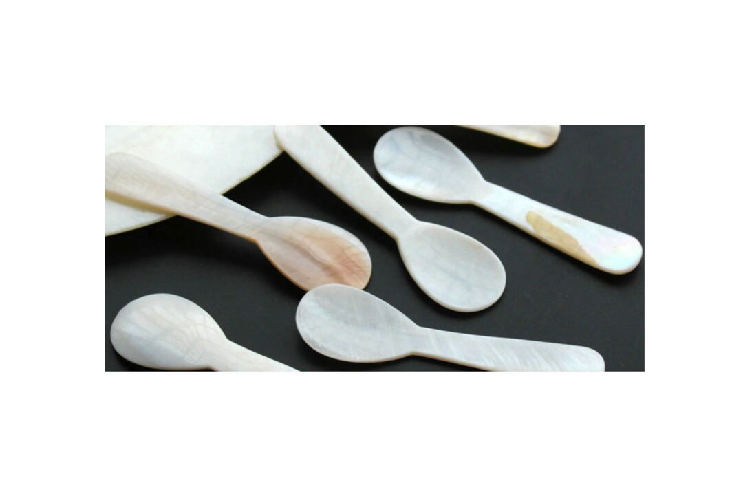 Oyster Caviar Spoon Golden Oyster Spoon Mother of Pearl Spoon Gold